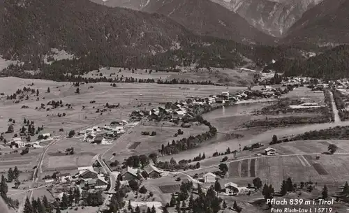 ÄLTERE POSTKARTE PFLACH 839 M IN TIROL PANORAMA TOTALANSICHT Reutte postcard cpa AK Ansichtskarte