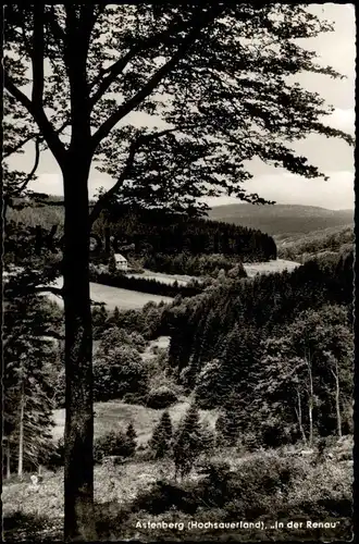 ÄLTERE POSTKARTE ASTENBERG HOCHSAUERLAND IN DER RENAU WINTERBERG cpa AK postcard Ansichtskarte