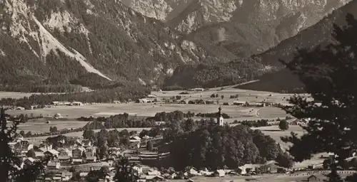ÄLTERE POSTKARTE RUHPOLDING BAYERISCHE ALPEN PANORAMA TOTALANSICHT TOTAL Ansichtskarte cpa AK postcard