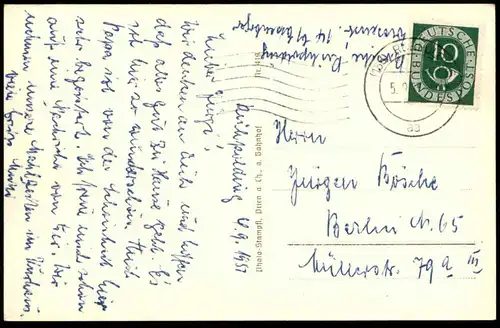 ÄLTERE POSTKARTE RUHPOLDING BAYERISCHE ALPEN PANORAMA TOTALANSICHT TOTAL Ansichtskarte cpa AK postcard