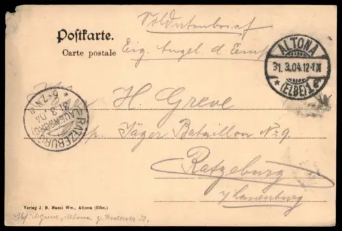 ALTE POSTKARTE ALTONAER TURNERSCHAFT V. 1880 INNERES DER TURNHALLE Hamburg Altona Turnen Sport cpa AK Ansichtskarte