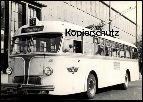 ÄLTERE POSTKARTE BILDSERIE OMNIBUS KÖLN OBERLEITUNGSBUS OBUS LINIE 36 UNI RUDOLFPLATZ 1950 BIS 1959 Bus Henschel ?