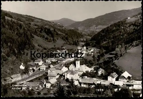 ÄLTERE POSTKARTE EISENTRATTEN PANORAMA KÄRNTEN 1965 Austria Österreich postcard cpa AK Ansichtskarte
