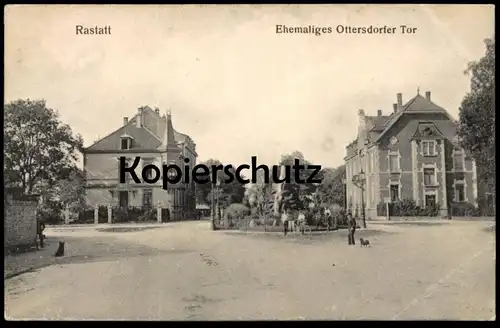 ALTE POSTKARTE RASTATT EHEMALIGES OTTERSDORFER TOR gate porte Ansichtskarte cpa AK postcard