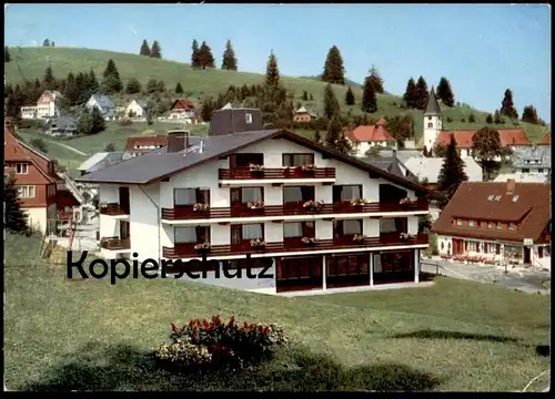 ÄLTERE POSTKARTE GASTHOF-HOTEL SCHWARZWÄLDER HOF ALTGLASHÜTTEN SCHWARZWALD AK Ansichtskarte cpa postcard