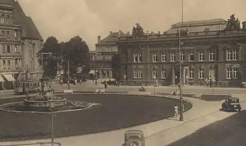 ALTE POSTKARTE GÖRLITZ HINDENBURGPLATZ Zgorzelec Strassenbahn tram tramway cpa Ansichtskarte postcard Hindenburg-Platz
