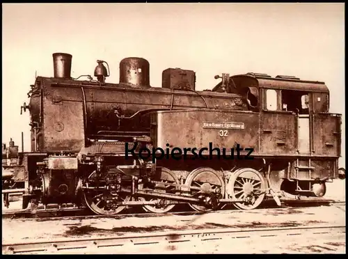 ÄLTERE REPRO POSTKARTE DAMPFLOK KÖLN BONNER EISENBAHNEN Dn2 BJ 1919 locomotive à vapeur steam train Hanomag cpa postcard