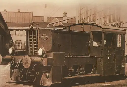 ÄLTERE REPRO POSTKARTE DIESELLOK Lok Lokomotive Köln bonner Eisenbahnen Deutz 1946 cpa Ansichtskarte postcard AK