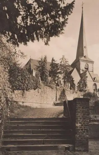 ALTE POSTKARTE LINZ DAS RHEINISCHE ROTHENBURG PFARRKIRCHE ERBAUT 1206 Kirche cpa Ansichtskarte postcard AK