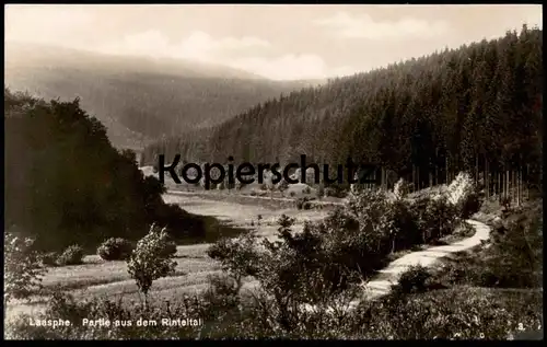 ALTE POSTKARTE LAASPHE PARTIE AUS DEM RINTELTAL Weg Wiese cpa Ansichtskarte postcard AK
