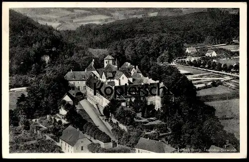 ÄLTERE POSTKARTE SCHLOSS IBURG TEUTOBURGERWALD FLIEGERAUFNAHME LUFTBILD Bad castle chateau cpa Ansichtskarte postcard AK