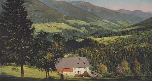 ALTE POSTKARTE ALPENGASTHAUS NOCKHOF BEI INNSBRUCK GEGEN DAS WIPPTAL MUTTERS cpa Ansichtskarte postcard AK