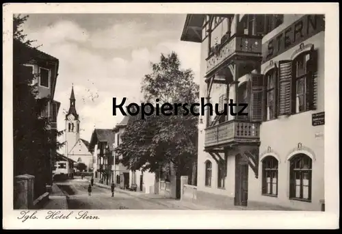 ALTE POSTKARTE IGLS HOTEL STERN TIROL ÖSTERREICH 1927 cpa Ansichtskarte postcard AK