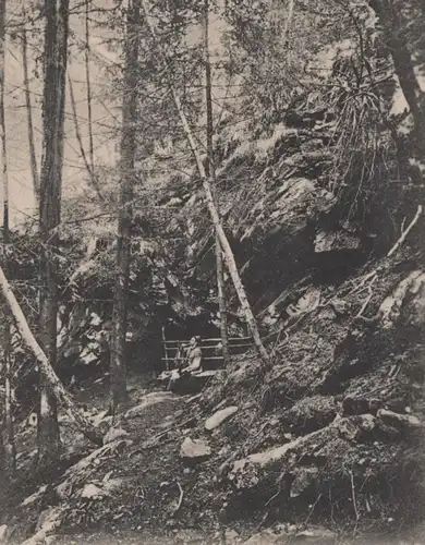 ALTE POSTKARTE LEOBEN PARTIE AUF DIE MUGEL 1904 Wanderer cpa Ansichtskarte postcard AK