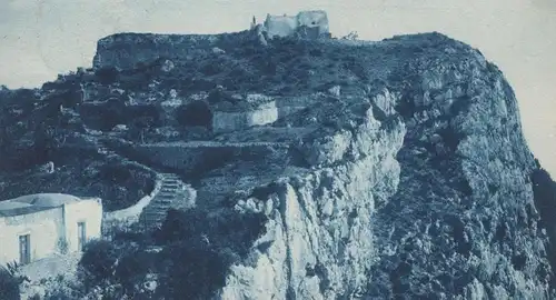 ALTE POSTKARTE CAPRI PANORAMA DAL SALTO DI TIBERIO 1933 cpa AK postcard Ansichtskarte