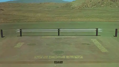 ÄLTERE POSTKARTE FOUR CORNERS MONUMENT ARIZONA NEW MEXICO COLORADO UTAH cpa AK postcard Ansichtskarte