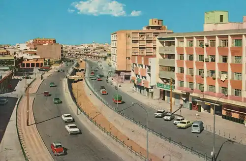 ÄLTERE POSTKARTE STREET AT RIADH Ryad Ryadh Arabie Saoudite Saudi Arabia Saudi-Arabien cpa AK postcard Ansichtskarte