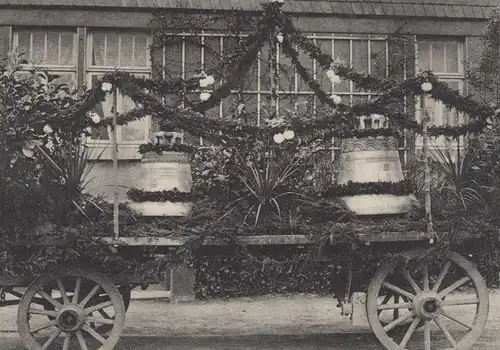 ALTE POSTKARTE GLOCKENWAGEN DREYEN DEN 17. IV. 1927 ENGER Glocke bell clarine cloche Fest Ansichtskarte cpa AK postcard