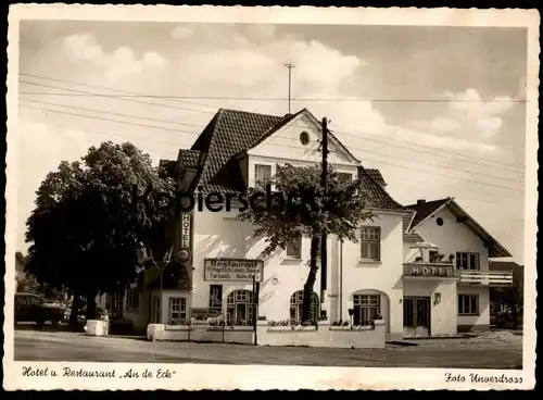 ALTE POSTKARTE HOTEL UND RESTAURANT AN DE ECK INHABER H. ULLRICH WESEL Coca-Cola Reklame Coke Ansichtskarte cpa postcard