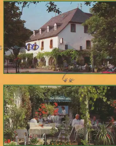 ÄLTERE POSTKARTE HOTEL RESTAURANT KARLSMÜHLE MERTESDORF BEI TRIER postcard Ansichtskarte cpa AK