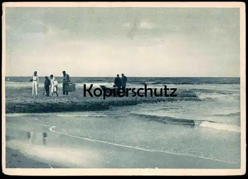 ALTE POSTKARTE NORDSEEBAD WILHELMSHAVEN 1932 DAS BAD DES MITTELSTANDES STRAND FAMILIE beach plage Ansichtskarte postcard