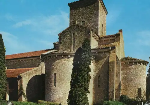 ÄLTERE POSTKARTE LES MERVEILLES DU VAL DE LOIRE GERMIGNY ÉGLISE CAROLINGIENNE Karolinger Kirche church Ansichtskarte cpa