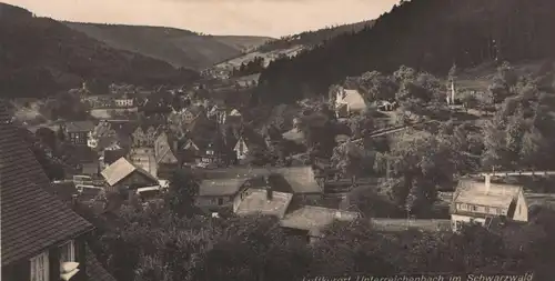 ALTE POSTKARTE LUFTKURORT UNTERREICHENBACH IM SCHWARZWALD PANORAMA cpa AK Ansichtskarte postcard