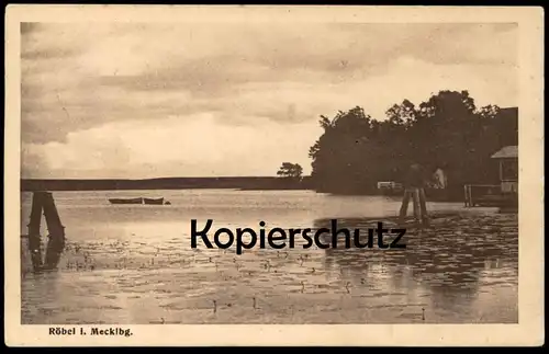 ALTE POSTKARTE RÖBEL IN MECKLENBURG 1941 MÜRITZSEE Müritz cpa AK Ansichtskarte postcard