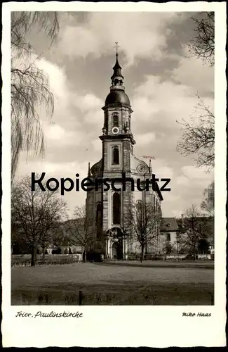 ALTE POSTKARTE TRIER PAULINSKIRCHE NIKO HAAS Kirche church église Ansichtskarte AK cpa postcard