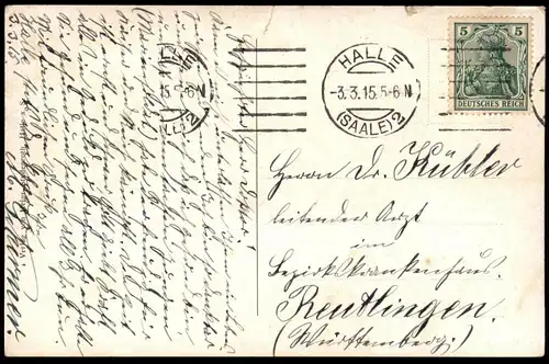 ALTE LITHO POSTKARTE HALLE HALLOREN SALZWIRKER BRÜDERSCHAFT HALLORE Ansichtskarte AK cpa postcard