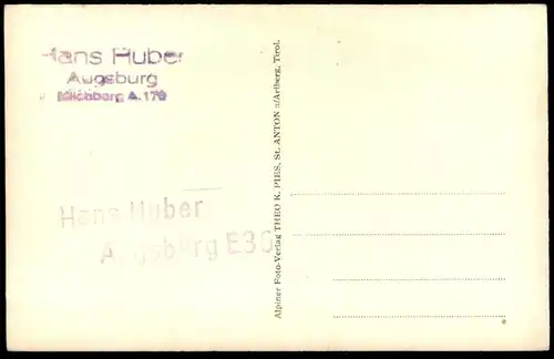 ALTE POSTKARTE VALLUGABLICK PANORAMA BEI ST. ANTON ARLBERG VALLUGA TIROL VORARLBERG Ansichtskarte cpa AK postcard