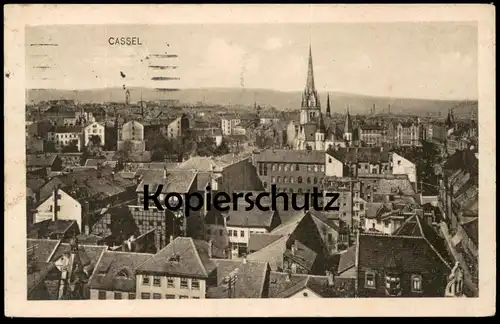ALTE POSTKARTE CASSEL PANORAMA BLICK AUF DIE STADT GESAMTANSICHT TOTALANSICHT TOTAL Kassel AK Ansichtskarte cpa postcard