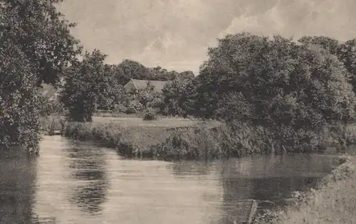 ALTE POSTKARTE MÜDEN ZUSAMMENFLUSS VON OERTZE UND WIETZE FLUSS Fassberg Ansichtskarte cpa AK postcard