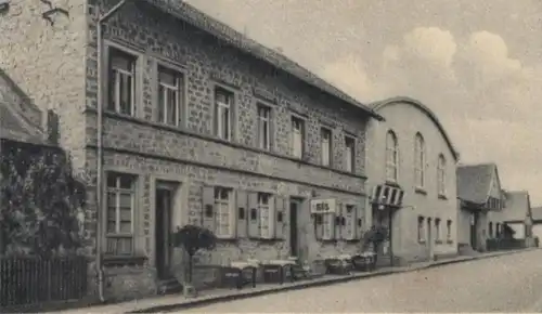 ALTE POSTKARTE GRUSS AUS ELSHEIM PERLE DES SELZTALES LICHTSPIELE LUDWIG HARTMETZ Stadecken Nieder-Olm Kino cpa postcard