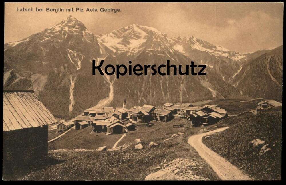 Piz Aela 2281544 Ak Bergün Bravuogn Kt Graubünden Schweiz