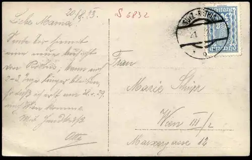 ALTE POSTKARTE RÖTHIS VORARLBERG PANORAMA ÖSTERREICH Stempel Sulz-Röthis Ansichtskarte postcard cpa AK