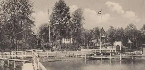 ALTE POSTKARTE BRANDENBURG AN DER HAVEL GRÄNERT FLAGGE STEG Ansichtskarte postcard cpa AK