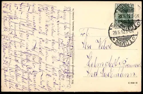 ALTE POSTKARTE BRANDENBURG AN DER HAVEL GRÄNERT FLAGGE STEG Ansichtskarte postcard cpa AK
