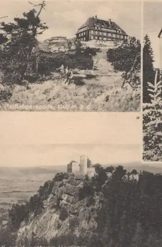 ALTE POSTKARTE GRUSS AUS DEM RIESENGEBIRGE SCHLESIERHAUS KIRCHE WANG KYNAST VOM HERDBERG REIFTRÄGERBAUDE postcard cpa