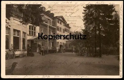 ALTE POSTKARTE GRAND HOTEL BAD SODEN AM TAUNUS GARTENPARTIE cpa AK Ansichtskarte postcard