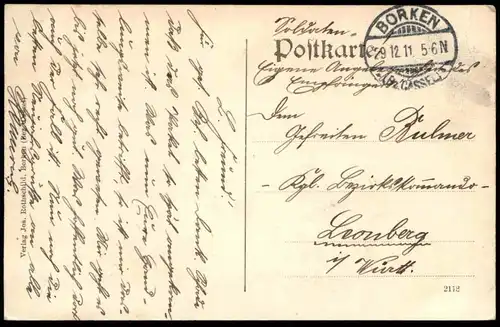 ALTE POSTKARTE GRUSS AUS BORKEN 1911 TOTAL HAUPTSTRASSE AM TOR BEZIRK CASSEL Kassel Hessen cpa AK Ansichtskarte postcard
