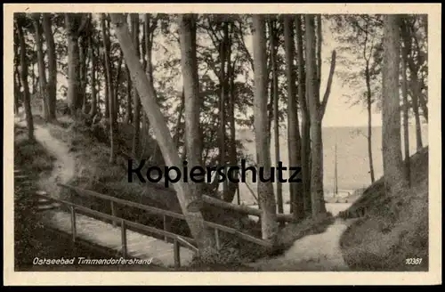 ALTE POSTKARTE OSTSEEBAD TIMMENDORFERSTRAND IN DER KAMMER Timmendorfer Strand cpa AK Ansichtskarte postcard