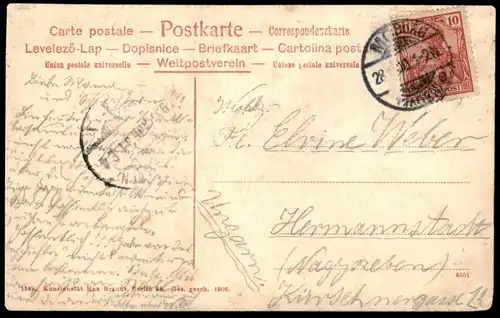 ALTE POSTKARTE GRUSS AUS VIERSEN PARTIE IN DEN STÄDTISCHEN ANLAGEN Mädchen girl fille postcard Ansichtskarte cpa AK