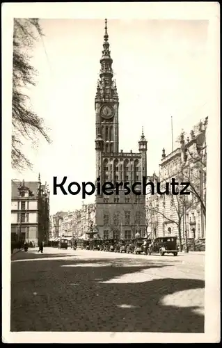 ALTE POSTKARTE DANZIG RATHAUS Gdansk Polska AK postcard cpa Ansichtskarte
