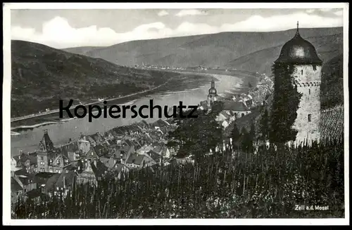 ALTE POSTKARTE ZELL AN DER MOSEL postcard Ansichtskarte cpa AK