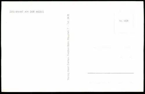 ALTE POSTKARTE ZELL-KAIMT AN DER MOSEL Ansichtskarte postcard cpa AK