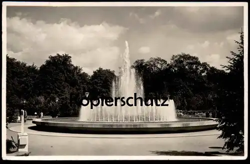 ALTE POSTKARTE DRESDNER JAHRESSCHAU 1937 GARTEN UND HEIM AN DER WASSERKUNST Dresden Ansichtskarte postcard cpa AK