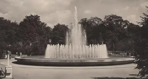 ALTE POSTKARTE DRESDNER JAHRESSCHAU 1937 GARTEN UND HEIM AN DER WASSERKUNST Dresden Ansichtskarte postcard cpa AK