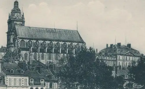 ALTE POSTKARTE BLOIS L.-ET.CH. CATHÉDRALE SAINT-LOUIS Kirche church église Ansichtskarte AK cpa postcard