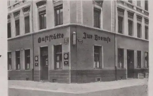 ALTE POSTKARTE LEIPZIG C1 GASTSTÄTTE ZUR BREMSE AN EDMUND MESCHKE CIRKUS BARLAY VON ZIRKUS AEROS postcard Ansichtskarte